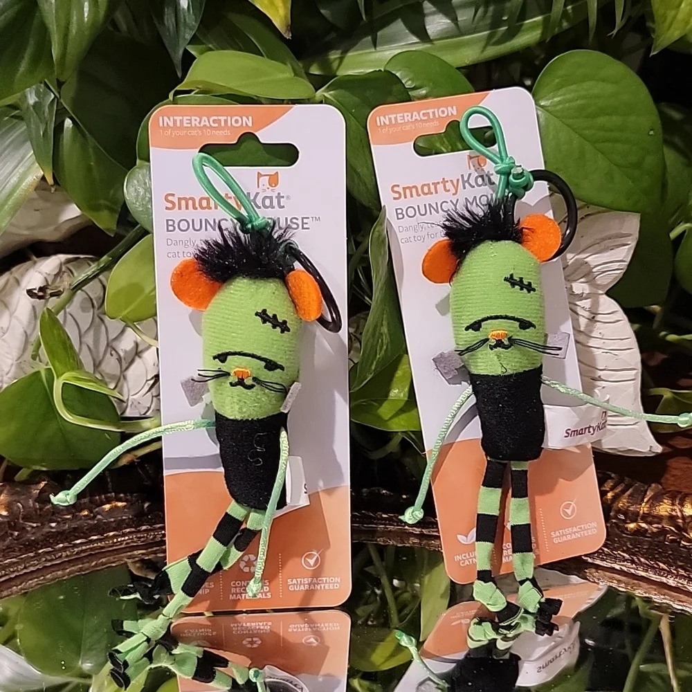 SMARTY 🐈 Cat Bouncy Mouse Halloween toy interaction Bundle